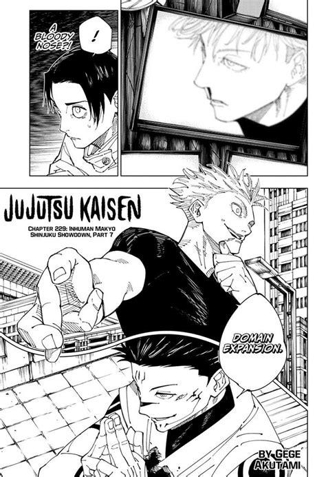 jujutsu kaisen manga 229|JUJUTSU KAISEN Chapter 229